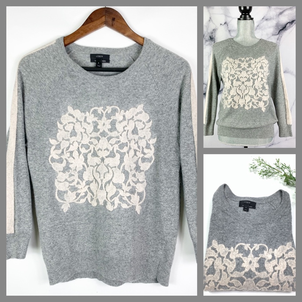 J Crew Sweater Cashmere Wool Blend